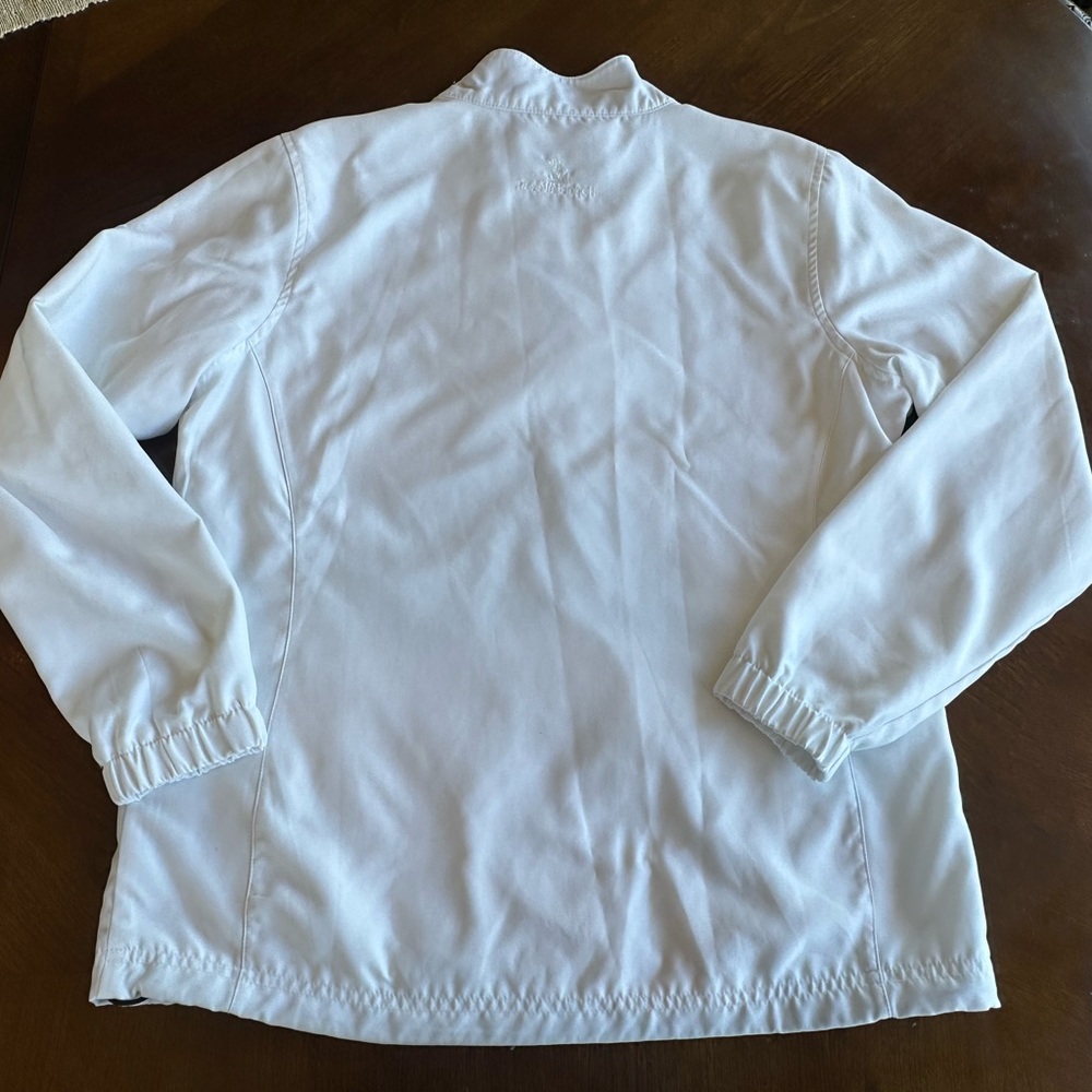 Pebble Beach Performance White Pullover Jacket Si… - image 7